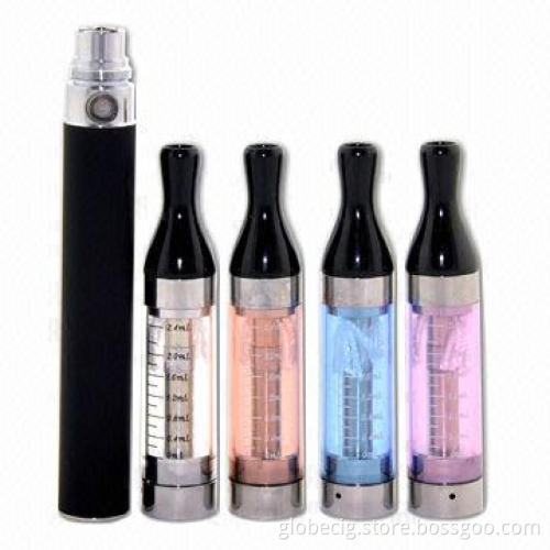 Tank 2 atomizer with round or flat tip clear glass, easy to clean, hot selling